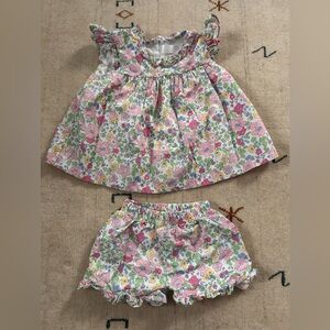 Girls Cecil and Lou floral two piece set in size 3T